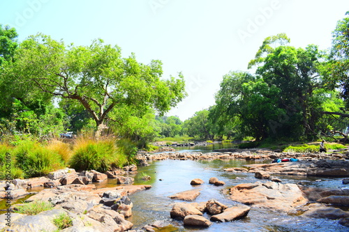 Beauty of nature with river and rock