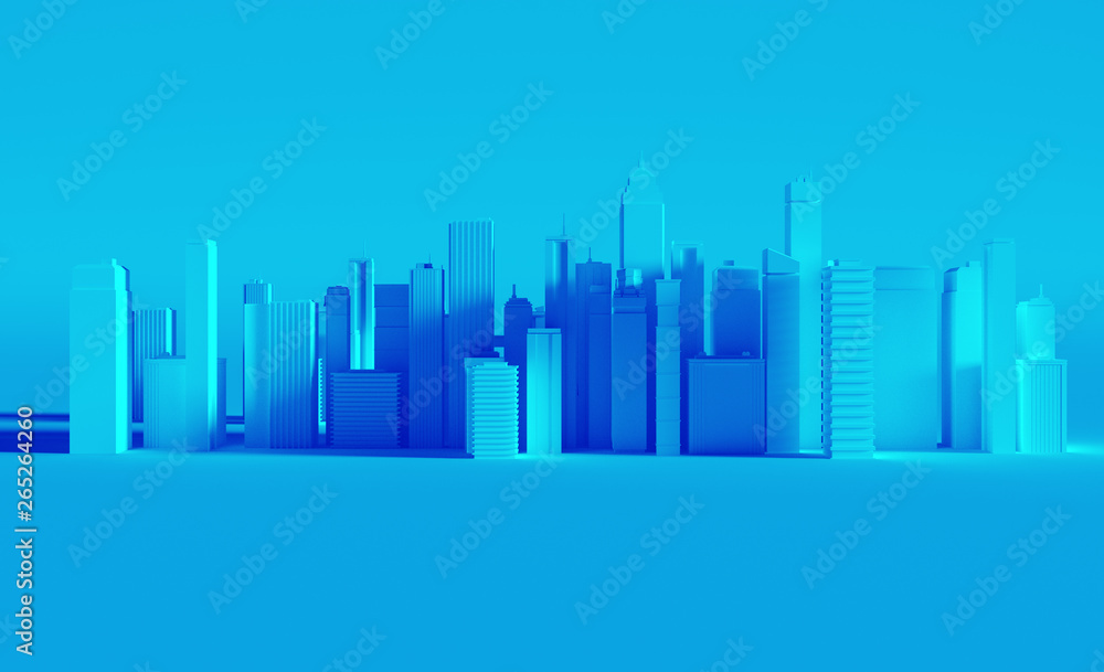 abstract city background with buildings and skyscrapers