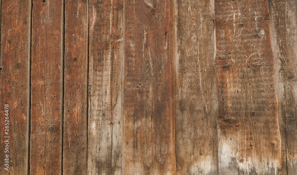 Naklejka premium wall of old boards