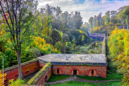 Fototapeta Naklejka Na Ścianę i Meble -  Historic Prussian fortress Boyen in Gizycko, Masuria, Poland 