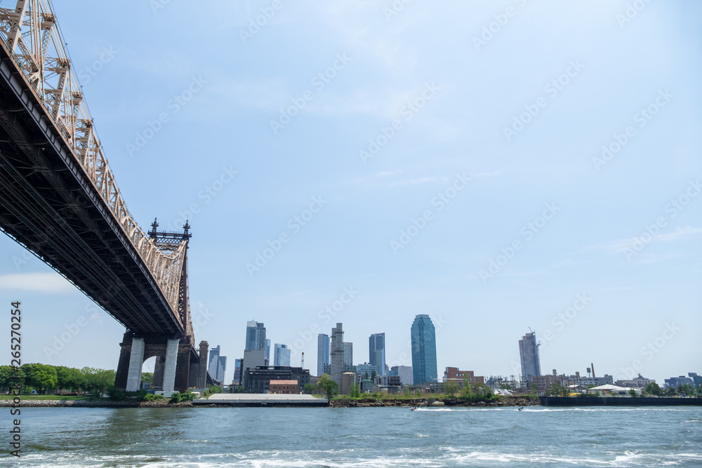Queensboro Bridge and Queens New York USA