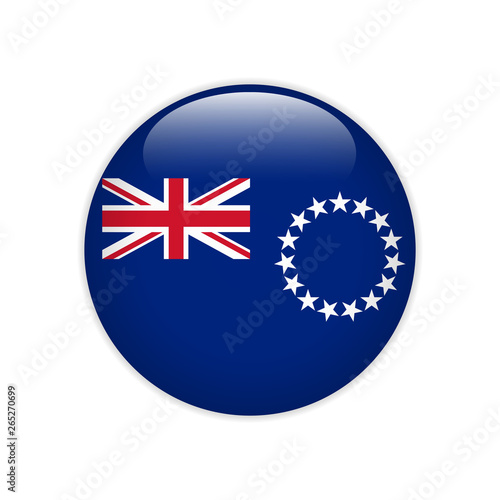 Flag of Cook Islands button