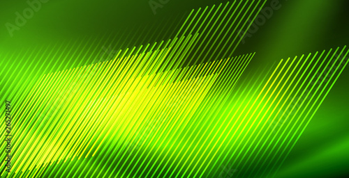 Neon glowing wave  magic energy and light motion background