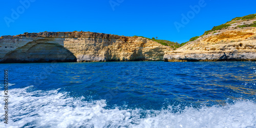 Cliffs seen from the boat