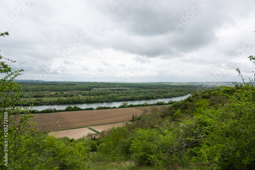 Wallpaper Mural Hillsides of the Seine in Springtime Torontodigital.ca