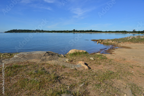 Folsom lake in California, USA.