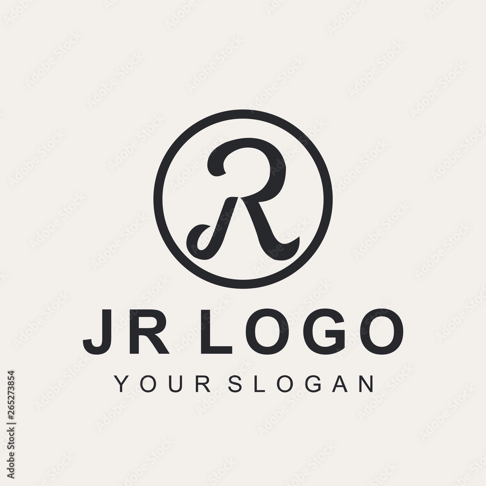 initial r logo design template, vector initial r logo design template, vector