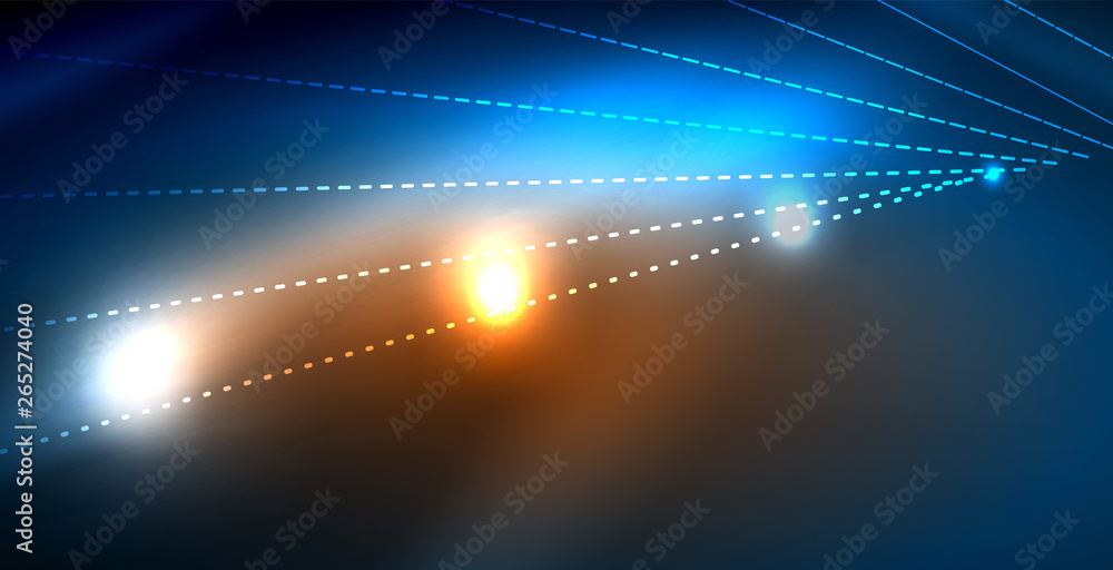 Color neon lights with waves abstract background Color neon lights with waves abstract background