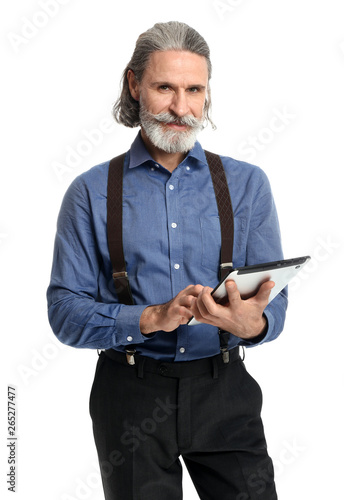 Handsome mature businessman...