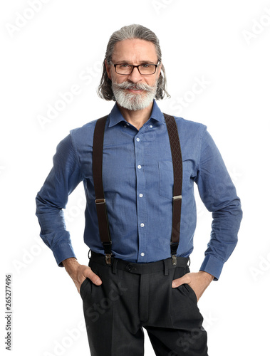 Handsome mature businessman...