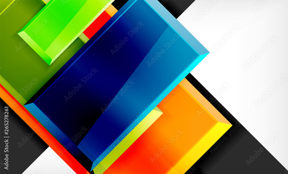 Colorful square and rectangle blocks background Colorful square and rectangle blocks background