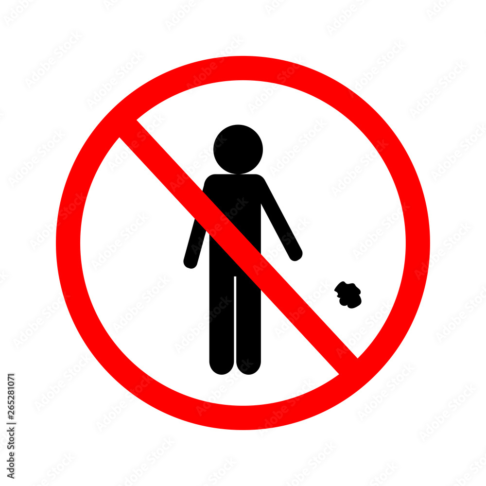 Do not litter sign vector.Please help to keep clean. Do not litter sign vector.Please help to keep clean.