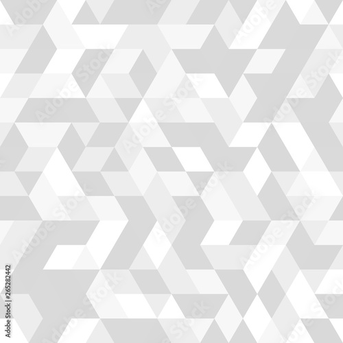 Geometric pattern with light shapes. Geometric modern ornament. Seamless abstract background