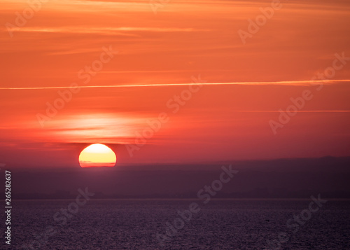 Beautiful sunrise in Mallorca island © abelhalasz