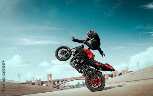 Cuadro en lienzo stunt riding