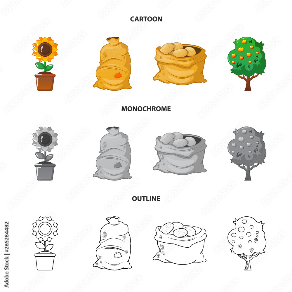 Vector design of farm and agriculture sign. Collection of farm and plant vector icon for stock. Vector design of farm and agriculture sign. Collection of farm and plant vector icon for stock.