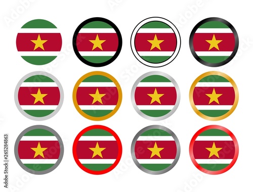 Free Download Suriname state flag in globes - GFXLoad