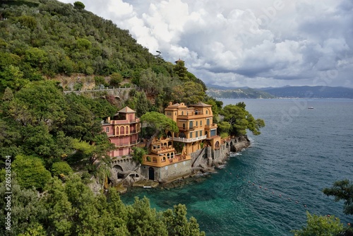 Seaside villas near Portofino in Italy