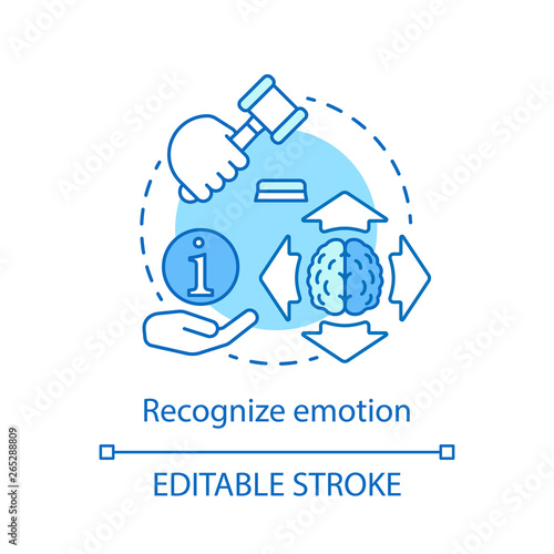 Recognize emotion concept icon
