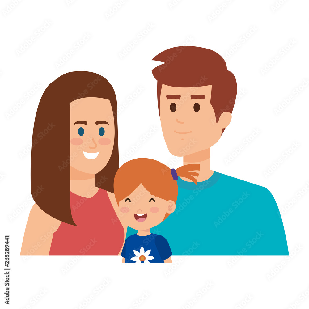 parents couple with daughter characters parents couple with daughter characters
