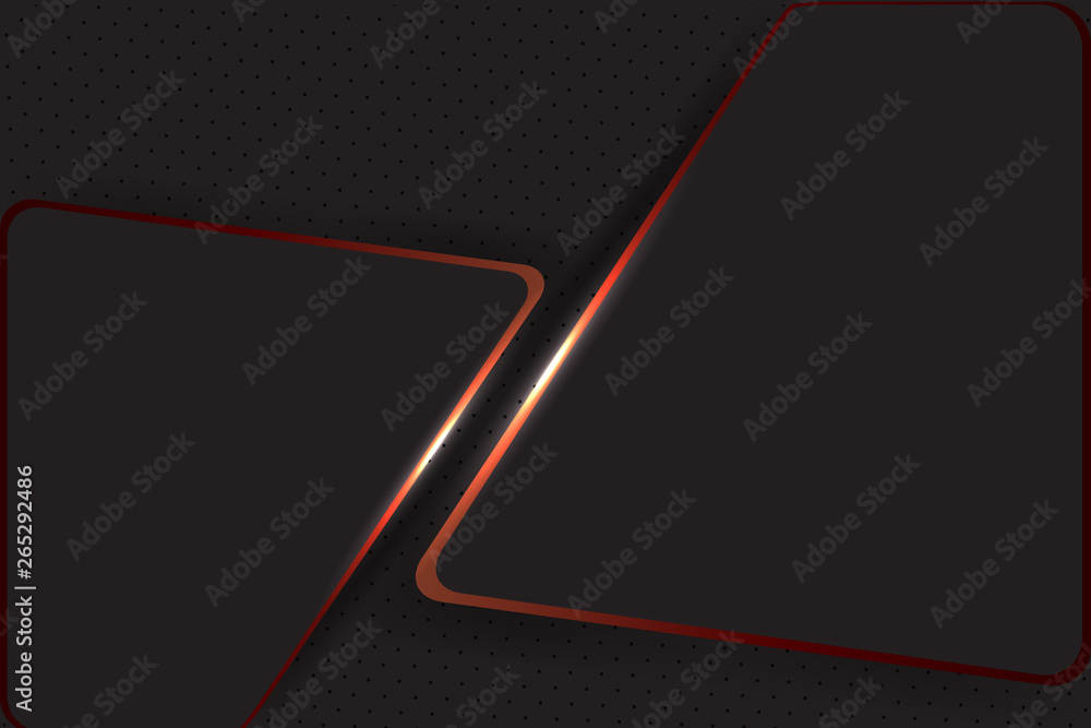 Red and black Abstract material frame layout modern tech with layer design template background Red and black Abstract material frame layout modern tech with layer design template background