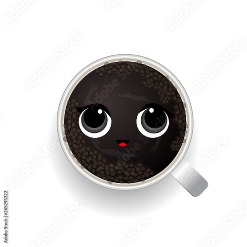 Coffee excellent drink always. Cool design. Colorful illustration
