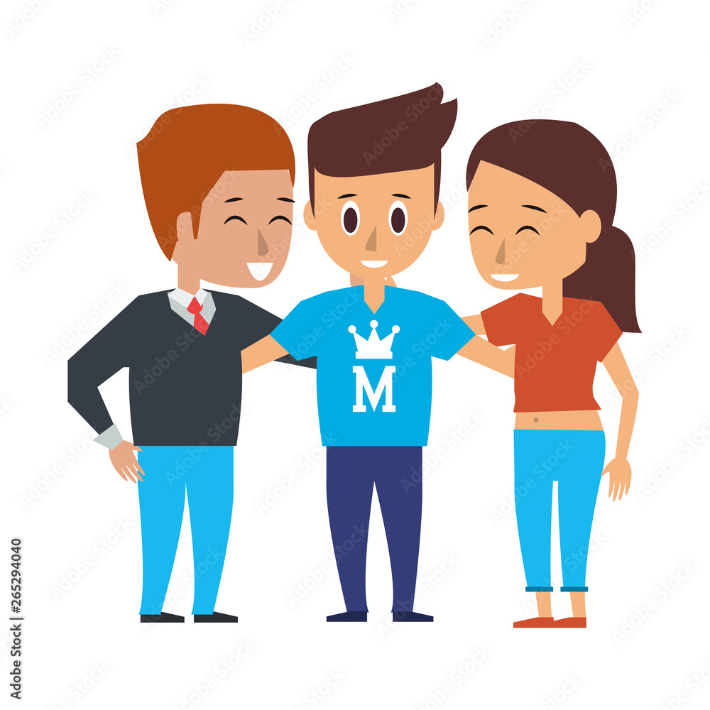 Friends people cartoon Friends people cartoon
