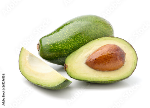 Avocado isolated on white