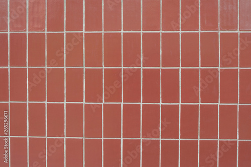 Contemporary Red Tile glossy mosaic Earthenware material © Alex