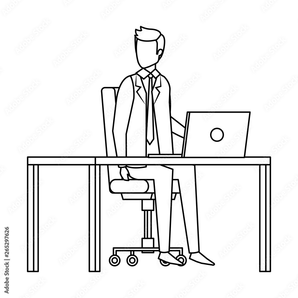 elegant businessman in the workplace elegant businessman in the workplace