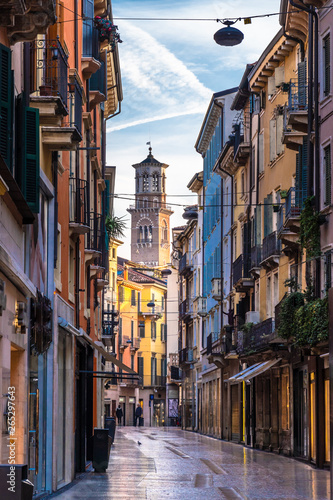 old town of verona in italy