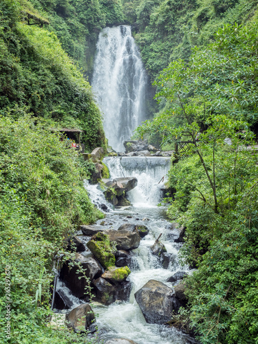 Peguche Waterfall, near Otavalo, Ecuador photo