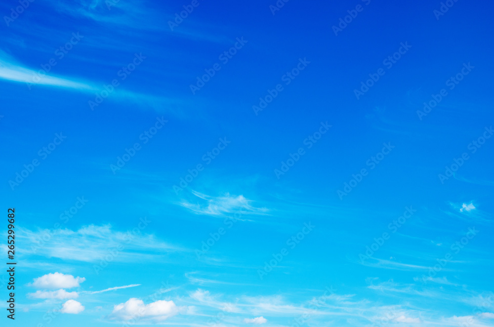 Fototapeta premium White clouds in blue sky.