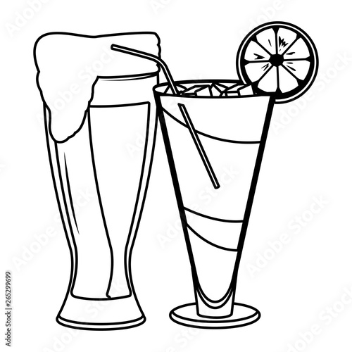 alcoholic drinks beverages cartoon