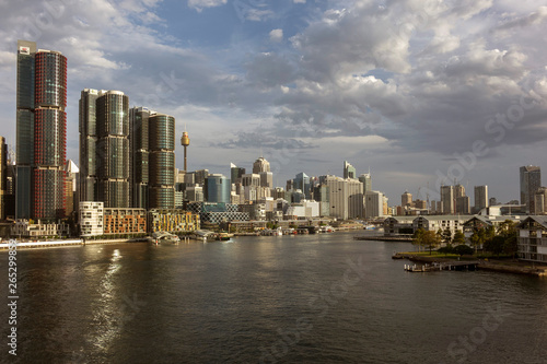 View towards Barangaroo and Darling Harbour, Sydney, New South Wales photo