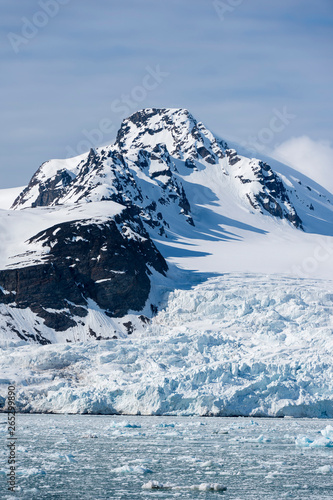 Lilliehook Glacier, Spitsbergen, Svalbard Islands, Arctic photo