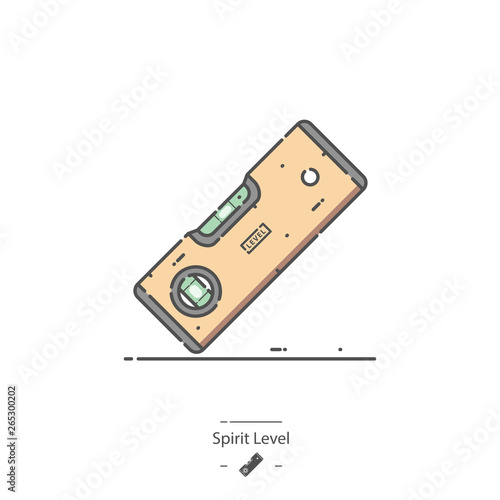 Spirit level - Line color icon