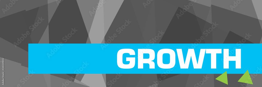 Growth Grey Blue Stripe Triangle Growth Grey Blue Stripe Triangle