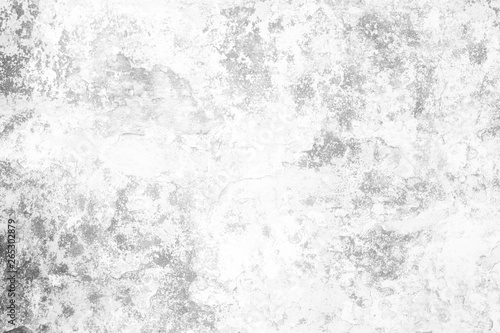 White Grunge Concrete Wall Texture Background.