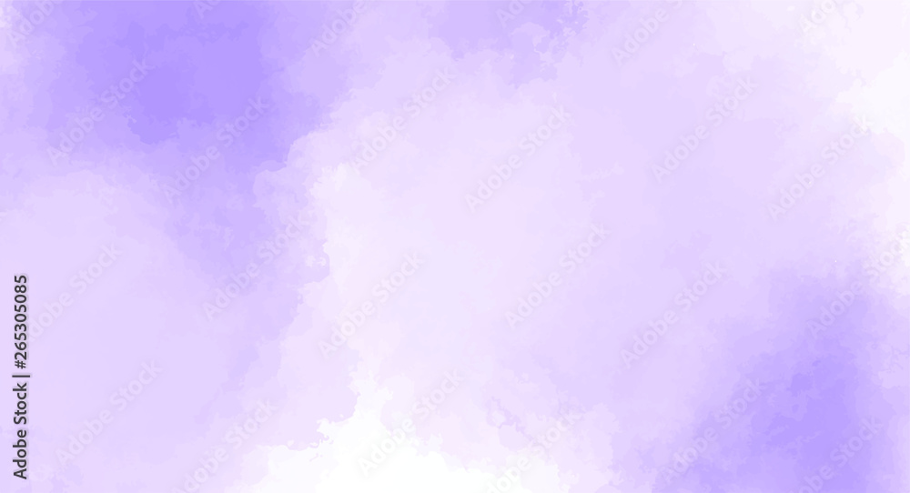 Obraz Abstract purple watercolor background for your design, watercolor background concept, vector.