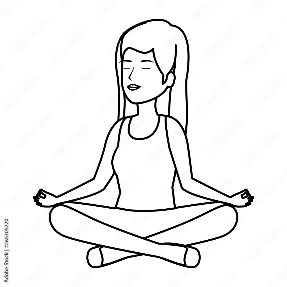 beautiful woman practicing yoga beautiful woman practicing yoga