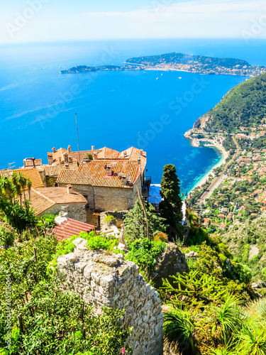 On the top of the Eze village. Provence, France
