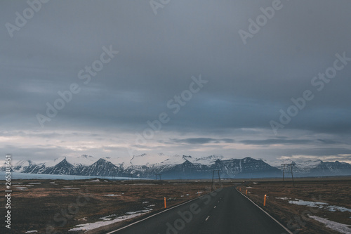 Iceland beautiful country roads