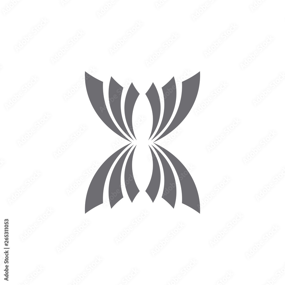 simple stripes geometric paper symbol vector simple stripes geometric paper symbol vector