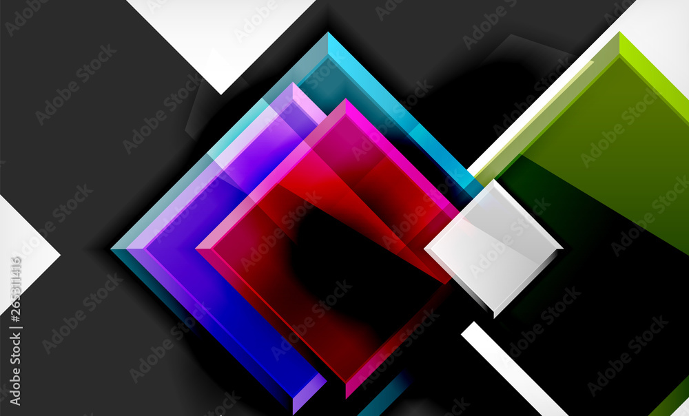 Color squares futuristic abstract background Color squares futuristic abstract background
