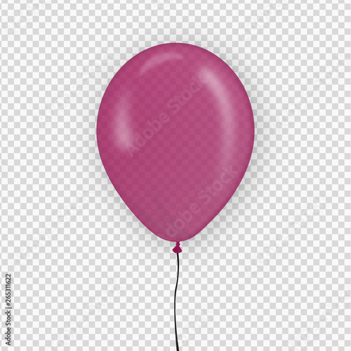 Luftballon Vektor Transparenz - violett