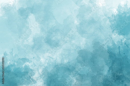 Blue watercolor abstract background © jenteva