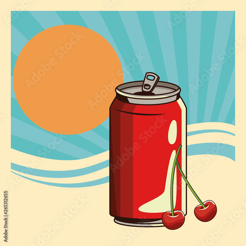 refreshing drink cartoon