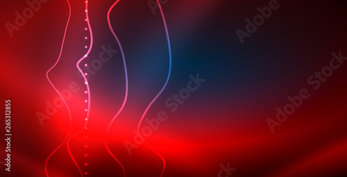 Neon wave background
