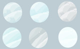 set color circles gray brush stroke